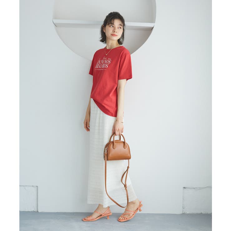 【UVカット・接触冷感・汗染み加工】フレンチロゴプリントTシャツ | ROPE' PICNIC | 詳細画像19 