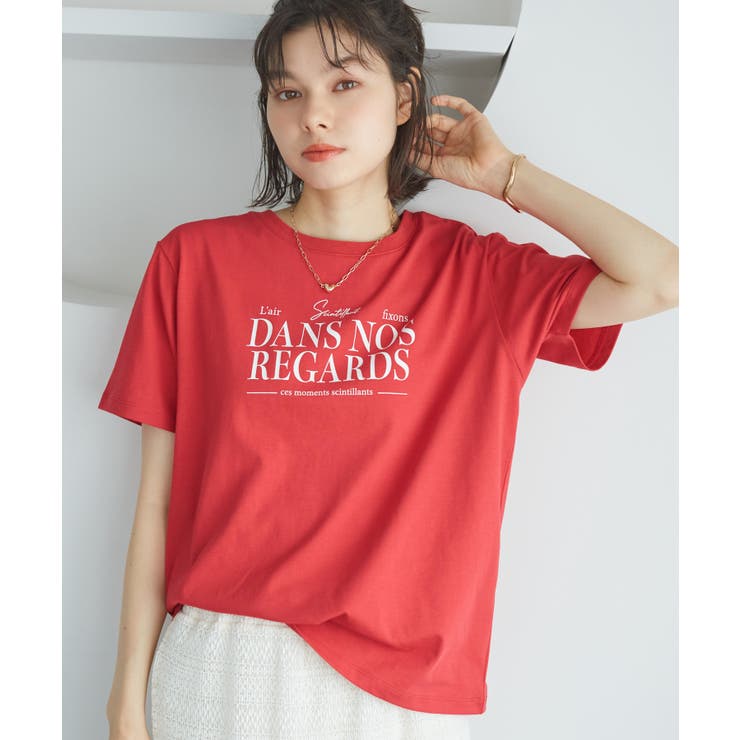 【UVカット・接触冷感・汗染み加工】フレンチロゴプリントTシャツ | ROPE' PICNIC | 詳細画像20 