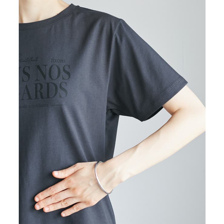 【UVカット・接触冷感・汗染み加工】フレンチロゴプリントTシャツ | ROPE' PICNIC | 詳細画像27 