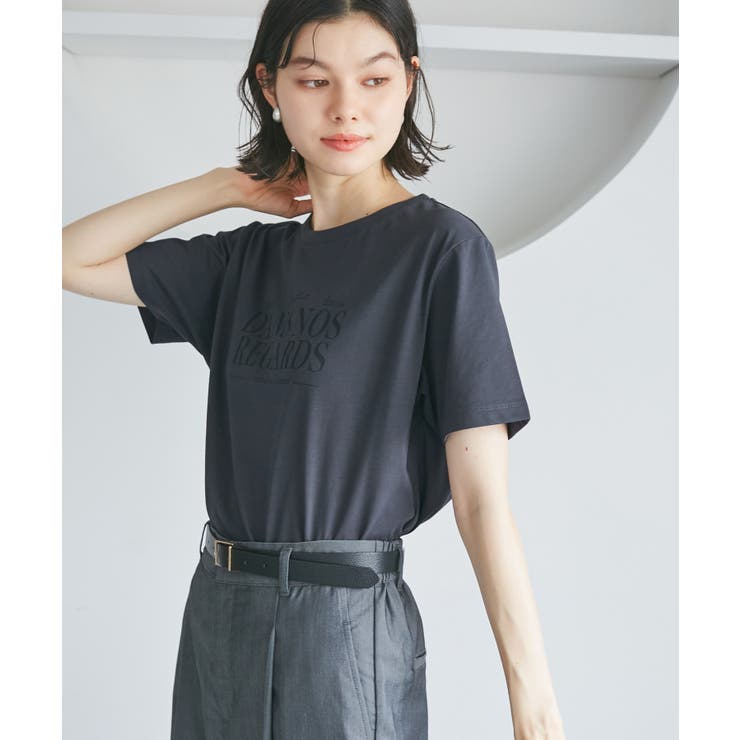 【UVカット・接触冷感・汗染み加工】フレンチロゴプリントTシャツ | ROPE' PICNIC | 詳細画像4 