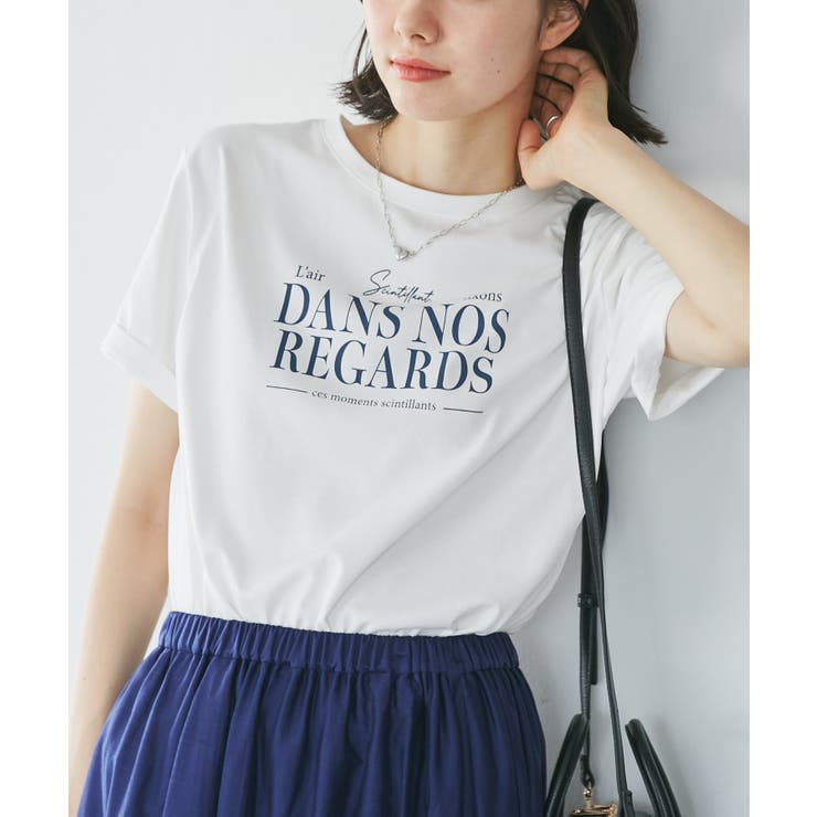 【UVカット・接触冷感・汗染み加工】フレンチロゴプリントTシャツ | ROPE' PICNIC | 詳細画像7 