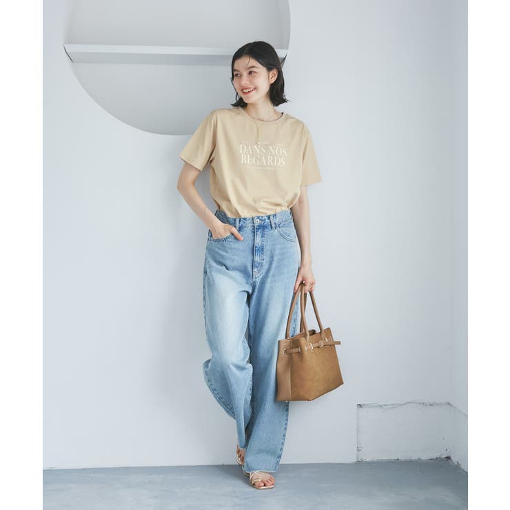 【UVカット・接触冷感・汗染み加工】フレンチロゴプリントTシャツ | ROPE' PICNIC | 詳細画像8 