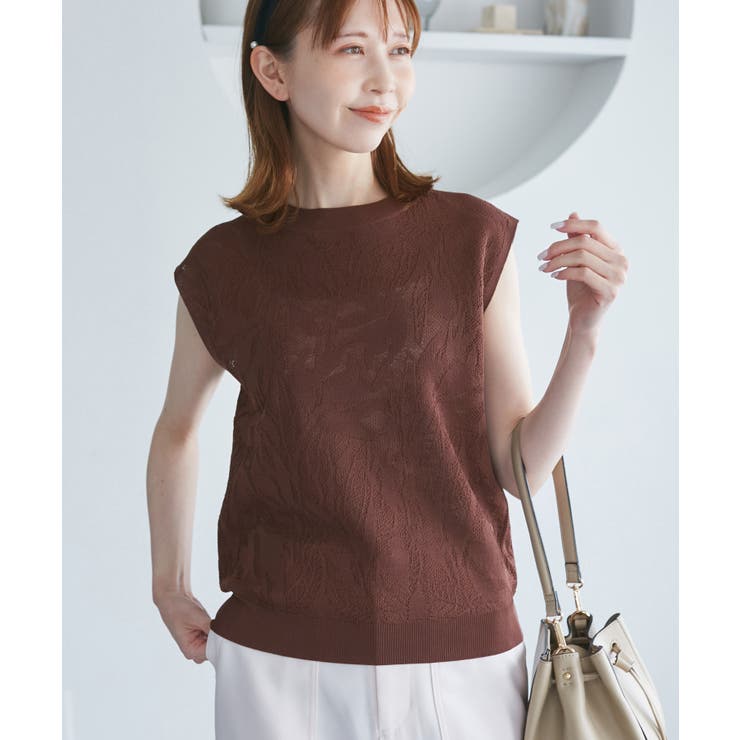 レーシーフレンチサマーニット | ROPE' PICNIC | 詳細画像4 