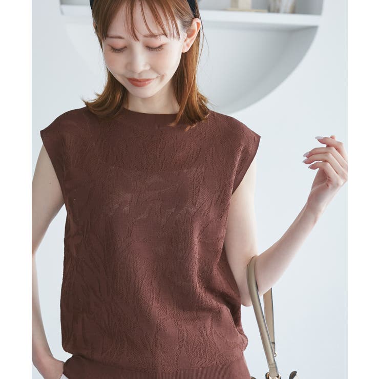 ブラウン系(22) | レーシーフレンチサマーニット | ROPE' PICNIC