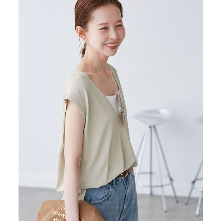 【洗濯機OK】深Vニットプルオーバー | ROPE' PICNIC | 詳細画像11 