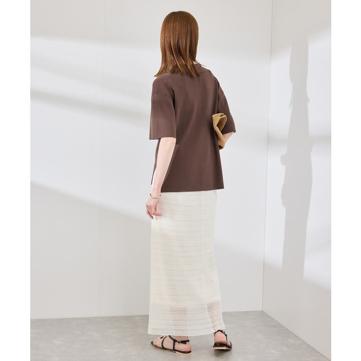 スキッパーサマーニットプルオーバー | ROPE' PICNIC | 詳細画像10 