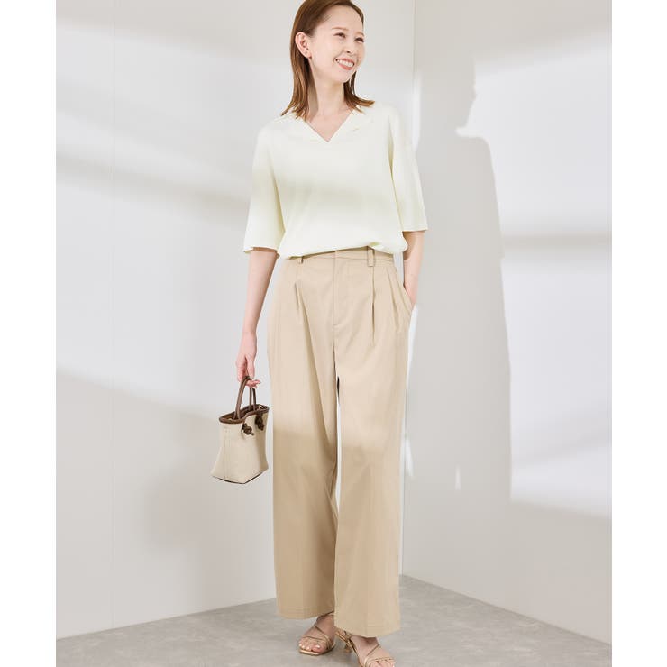 スキッパーサマーニットプルオーバー | ROPE' PICNIC | 詳細画像2 