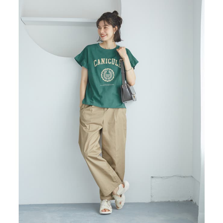 袖フリルカレッジロゴTシャツ | ROPE' PICNIC | 詳細画像11 