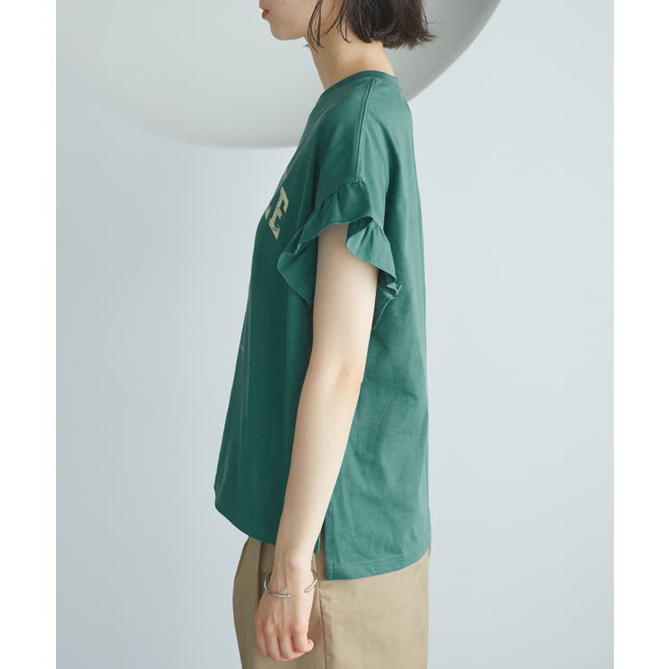 袖フリルカレッジロゴTシャツ | ROPE' PICNIC | 詳細画像22 