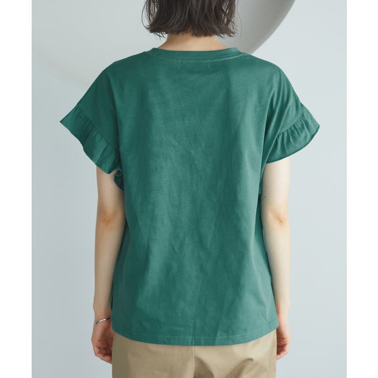 袖フリルカレッジロゴTシャツ | ROPE' PICNIC | 詳細画像23 