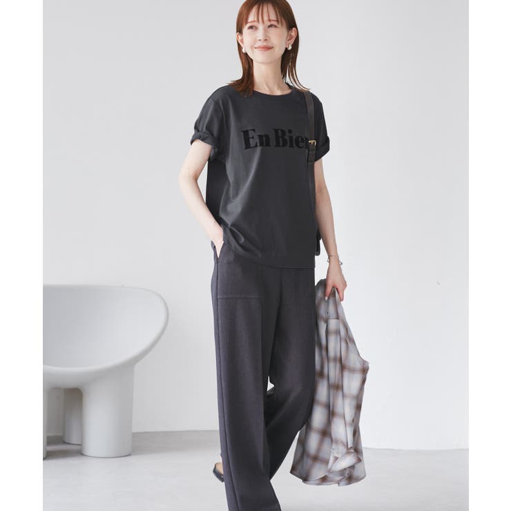 【UVカット・接触冷感・汗染み加工】フロッキーロゴTシャツ | ROPE' PICNIC | 詳細画像2 