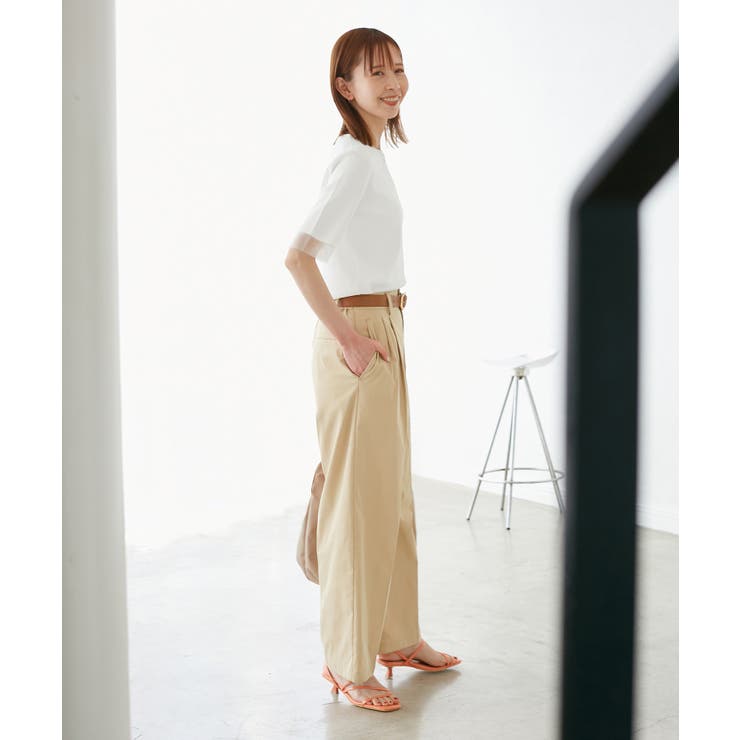 八方映えニット ハーフスリーブサマーニット 新色追加 | ROPE' PICNIC | 詳細画像13 