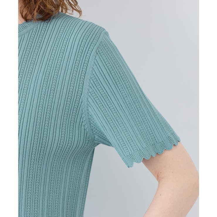 スカラップニットプルオーバー イージーケア UVカット | ROPE' PICNIC | 詳細画像22 