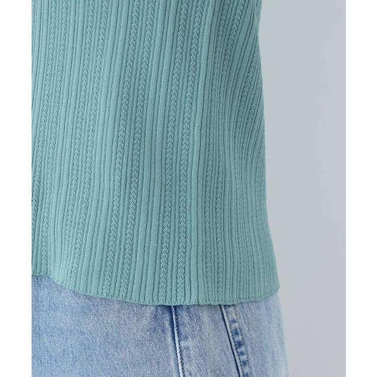 スカラップニットプルオーバー イージーケア UVカット | ROPE' PICNIC | 詳細画像23 