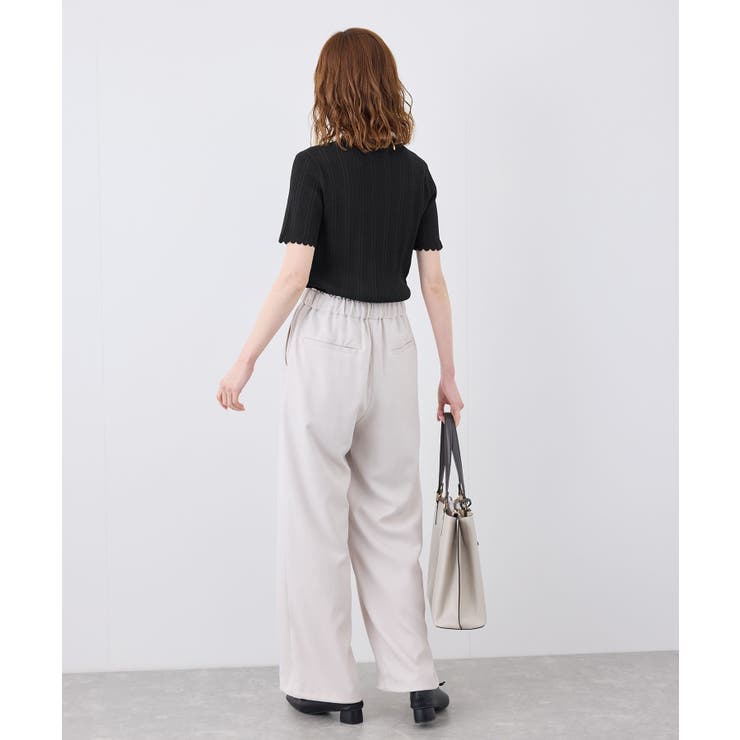 スカラップニットプルオーバー イージーケア UVカット | ROPE' PICNIC | 詳細画像3 