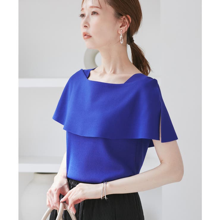 【UVカット・接触冷感・イージーケア】八方映えニット ケープニットプルオーバー | ROPE' PICNIC | 詳細画像11 