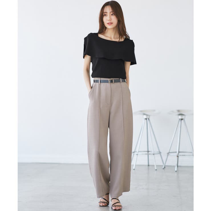 【UVカット・接触冷感・イージーケア】八方映えニット ケープニットプルオーバー | ROPE' PICNIC | 詳細画像14 