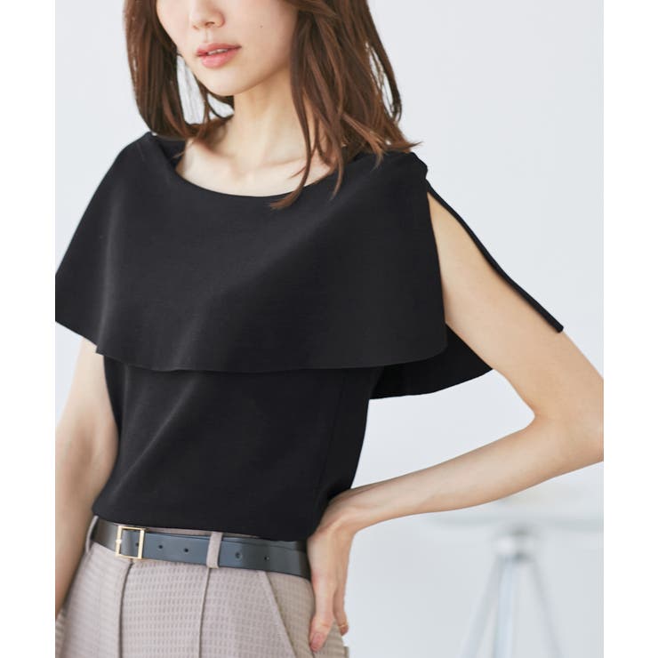 【UVカット・接触冷感・イージーケア】八方映えニット ケープニットプルオーバー | ROPE' PICNIC | 詳細画像15 