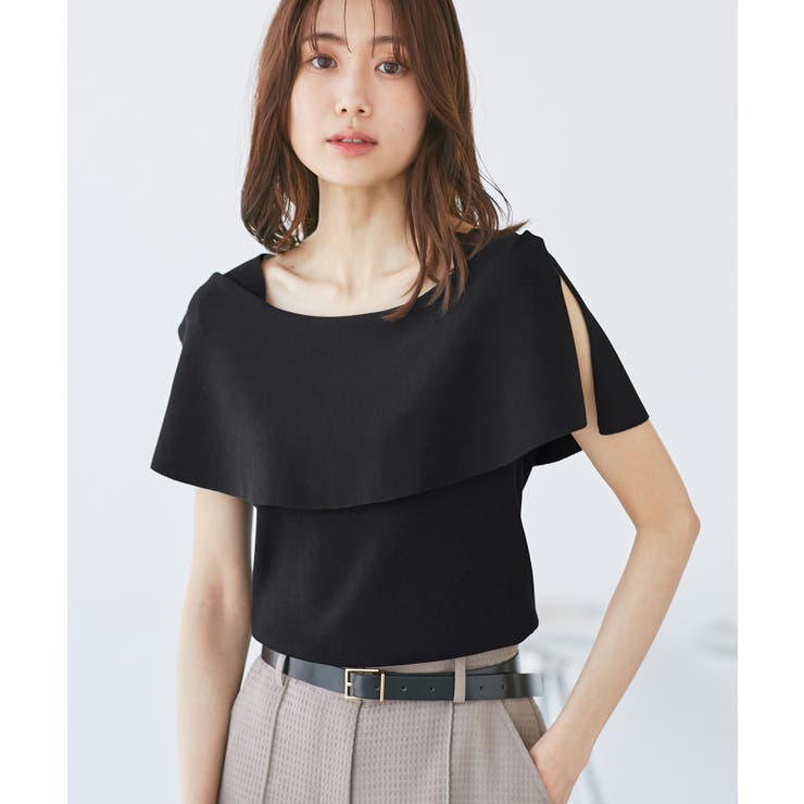 【UVカット・接触冷感・イージーケア】八方映えニット ケープニットプルオーバー | ROPE' PICNIC | 詳細画像16 