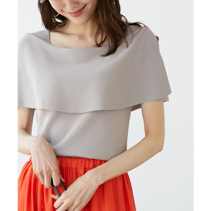 【UVカット・接触冷感・イージーケア】八方映えニット ケープニットプルオーバー | ROPE' PICNIC | 詳細画像21 