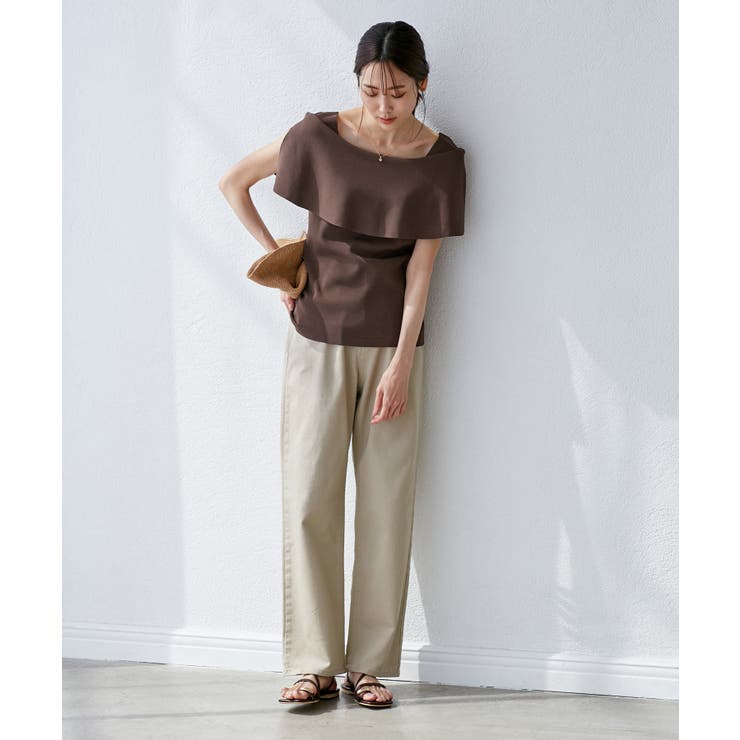 【UVカット・接触冷感・イージーケア】八方映えニット ケープニットプルオーバー | ROPE' PICNIC | 詳細画像23 