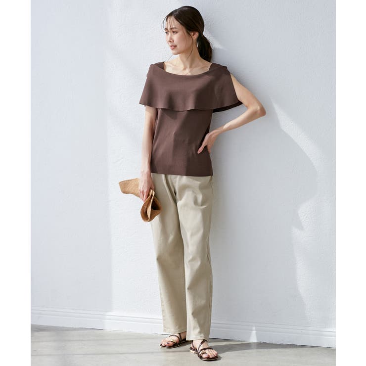 【UVカット・接触冷感・イージーケア】八方映えニット ケープニットプルオーバー | ROPE' PICNIC | 詳細画像24 