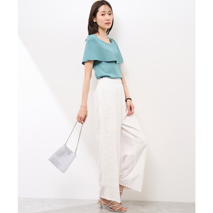 【UVカット・接触冷感・イージーケア】八方映えニット ケープニットプルオーバー | ROPE' PICNIC | 詳細画像29 