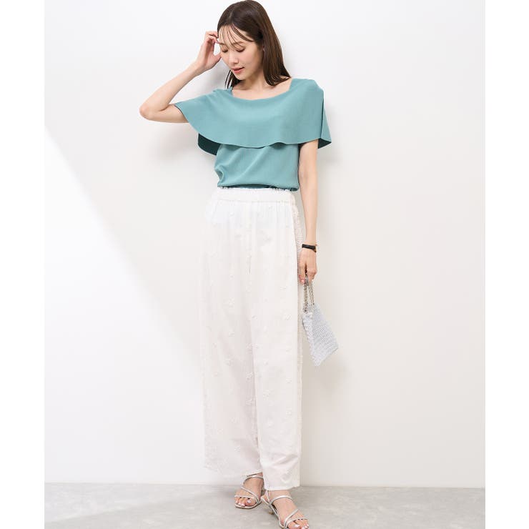 【UVカット・接触冷感・イージーケア】八方映えニット ケープニットプルオーバー | ROPE' PICNIC | 詳細画像30 