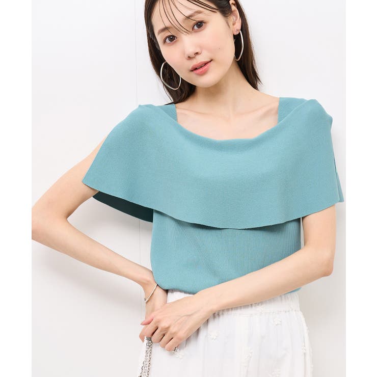 【UVカット・接触冷感・イージーケア】八方映えニット ケープニットプルオーバー | ROPE' PICNIC | 詳細画像31 