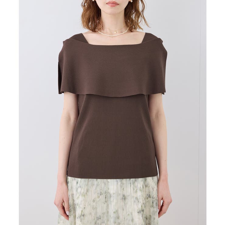 【UVカット・接触冷感・イージーケア】八方映えニット ケープニットプルオーバー | ROPE' PICNIC | 詳細画像34 