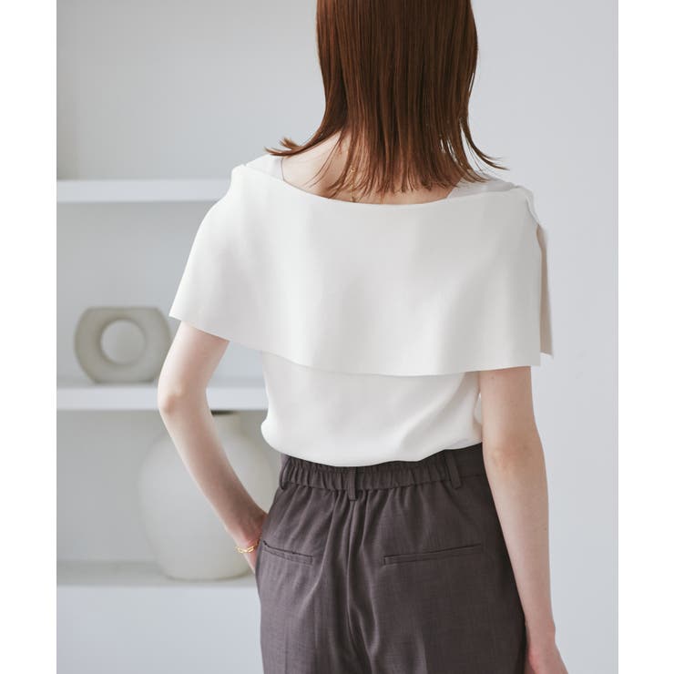 【UVカット・接触冷感・イージーケア】八方映えニット ケープニットプルオーバー | ROPE' PICNIC | 詳細画像6 