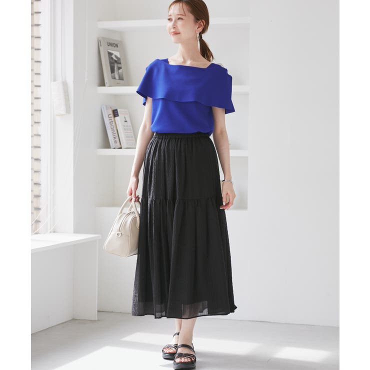 【UVカット・接触冷感・イージーケア】八方映えニット ケープニットプルオーバー | ROPE' PICNIC | 詳細画像7 