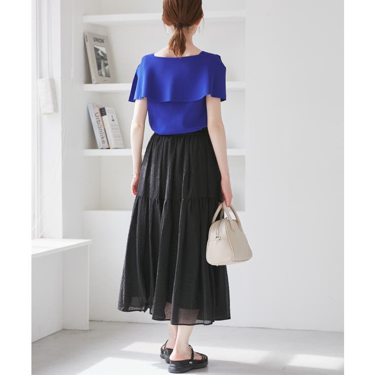 【UVカット・接触冷感・イージーケア】八方映えニット ケープニットプルオーバー | ROPE' PICNIC | 詳細画像9 