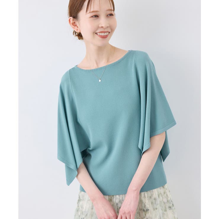 スカーフスリーブニット イージーケア UVカット | ROPE' PICNIC | 詳細画像17 