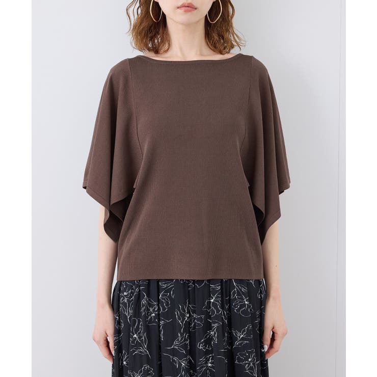 スカーフスリーブニット イージーケア UVカット | ROPE' PICNIC | 詳細画像19 