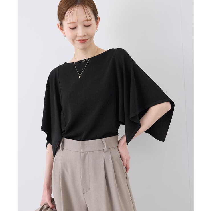 スカーフスリーブニット イージーケア UVカット | ROPE' PICNIC | 詳細画像5 