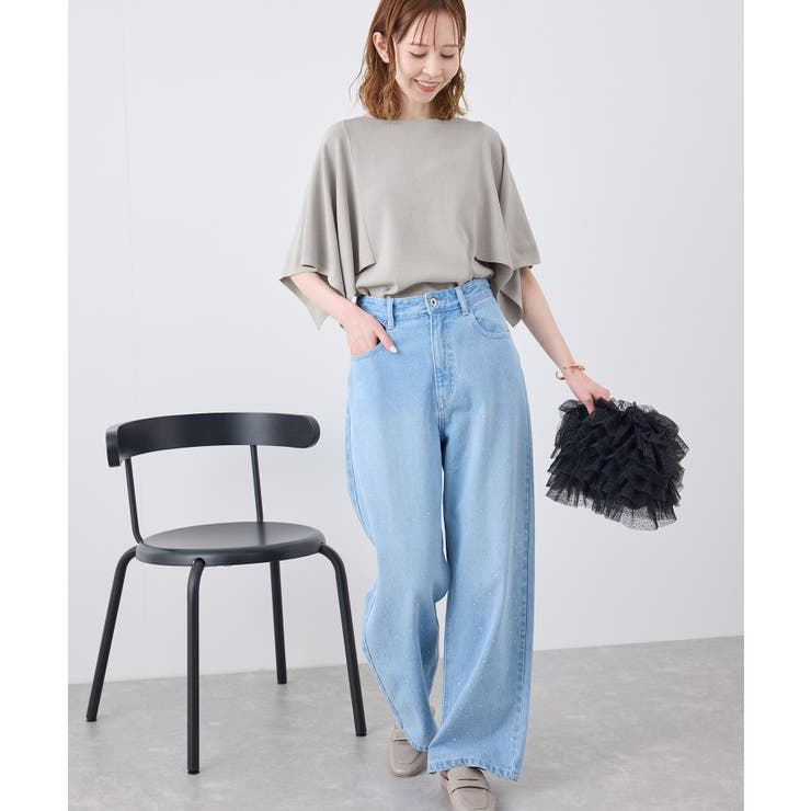 スカーフスリーブニット イージーケア UVカット | ROPE' PICNIC | 詳細画像7 