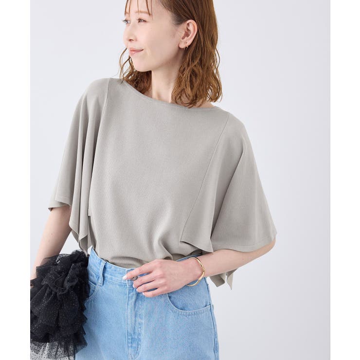 スカーフスリーブニット イージーケア UVカット | ROPE' PICNIC | 詳細画像9 