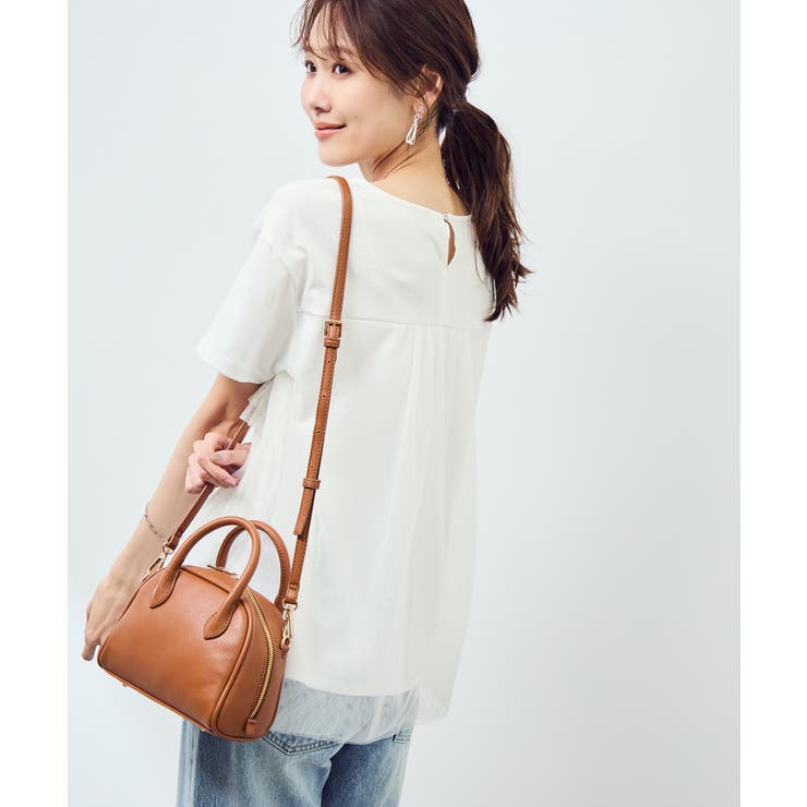 プリーツチュールドッキングTシャツ | ROPE' PICNIC | 詳細画像13 