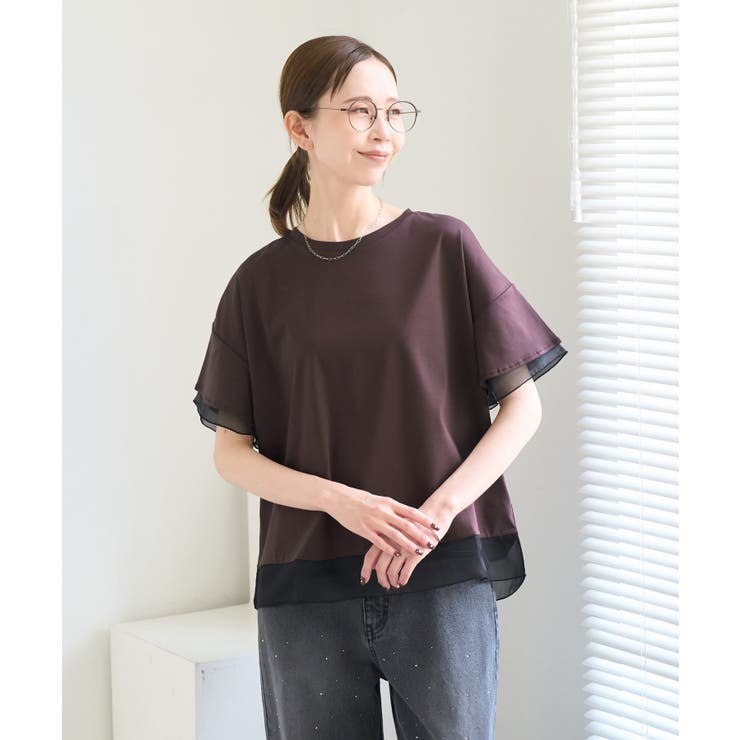 【UVカット・接触冷感】着丈が選べる70シルケットシアードッキングトップス | ROPE' PICNIC | 詳細画像10 