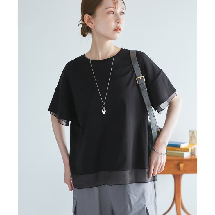 【UVカット・接触冷感】着丈が選べる70シルケットシアードッキングトップス | ROPE' PICNIC | 詳細画像19 