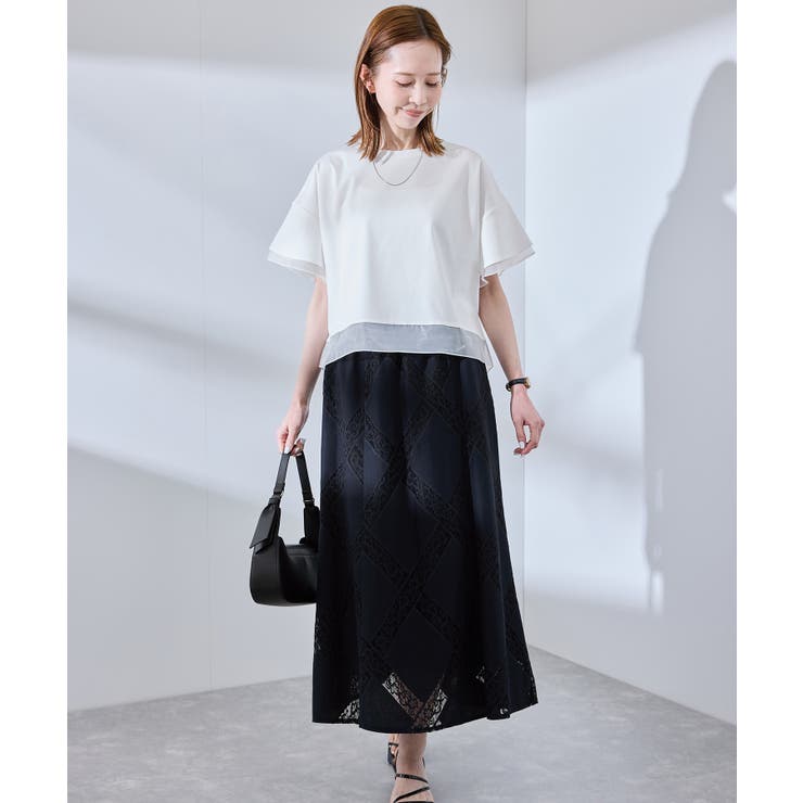 【UVカット・接触冷感】着丈が選べる70シルケットシアードッキングトップス | ROPE' PICNIC | 詳細画像22 