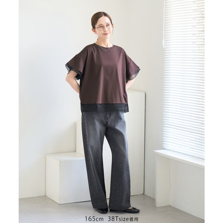 【UVカット・接触冷感】着丈が選べる70シルケットシアードッキングトップス | ROPE' PICNIC | 詳細画像8 