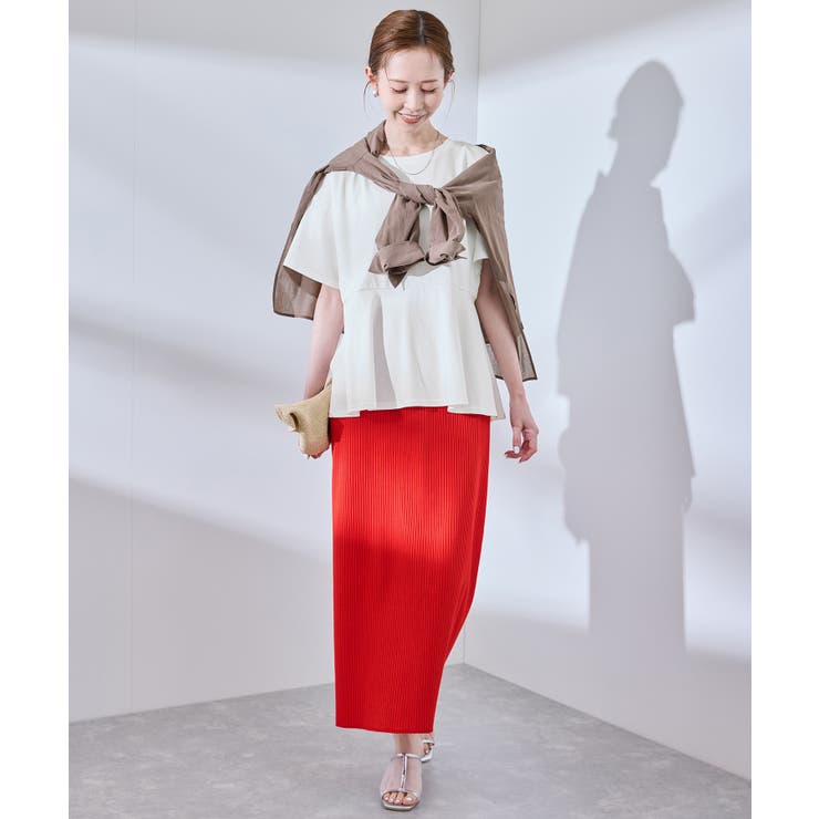 【UVカット 接触冷感】Cutee 着丈が選べる70シルケットペプラムカットトッ… | ROPE' PICNIC | 詳細画像11 