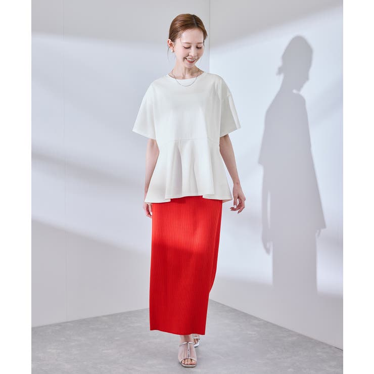 【UVカット 接触冷感】Cutee 着丈が選べる70シルケットペプラムカットトッ… | ROPE' PICNIC | 詳細画像14 