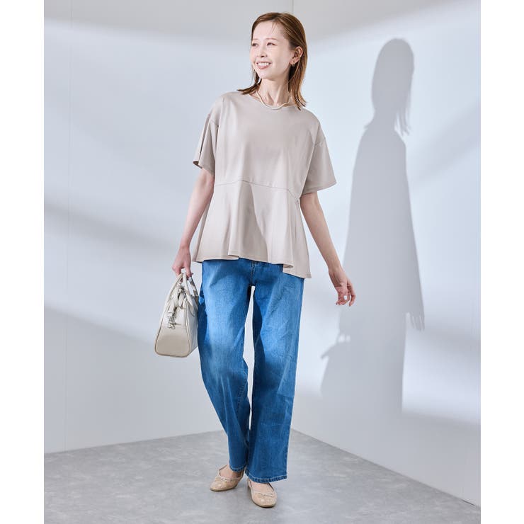 【UVカット 接触冷感】Cutee 着丈が選べる70シルケットペプラムカットトッ… | ROPE' PICNIC | 詳細画像18 