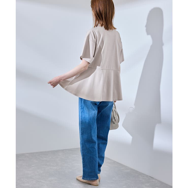 【UVカット 接触冷感】Cutee 着丈が選べる70シルケットペプラムカットトッ… | ROPE' PICNIC | 詳細画像19 