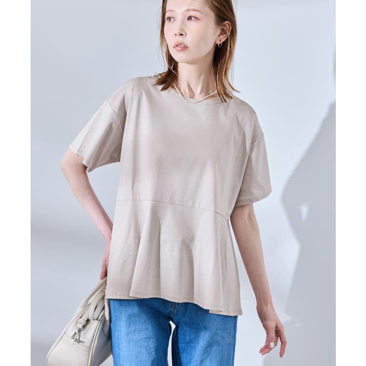 【UVカット 接触冷感】Cutee 着丈が選べる70シルケットペプラムカットトッ… | ROPE' PICNIC | 詳細画像20 