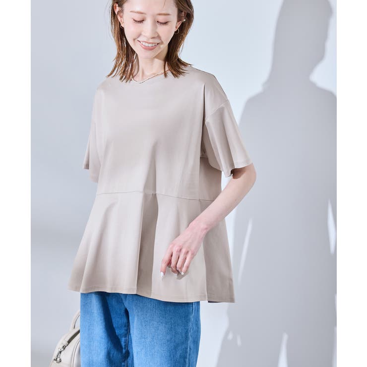 【UVカット 接触冷感】Cutee 着丈が選べる70シルケットペプラムカットトッ… | ROPE' PICNIC | 詳細画像23 