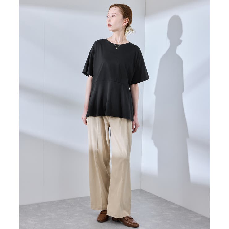 【UVカット 接触冷感】Cutee 着丈が選べる70シルケットペプラムカットトッ… | ROPE' PICNIC | 詳細画像5 